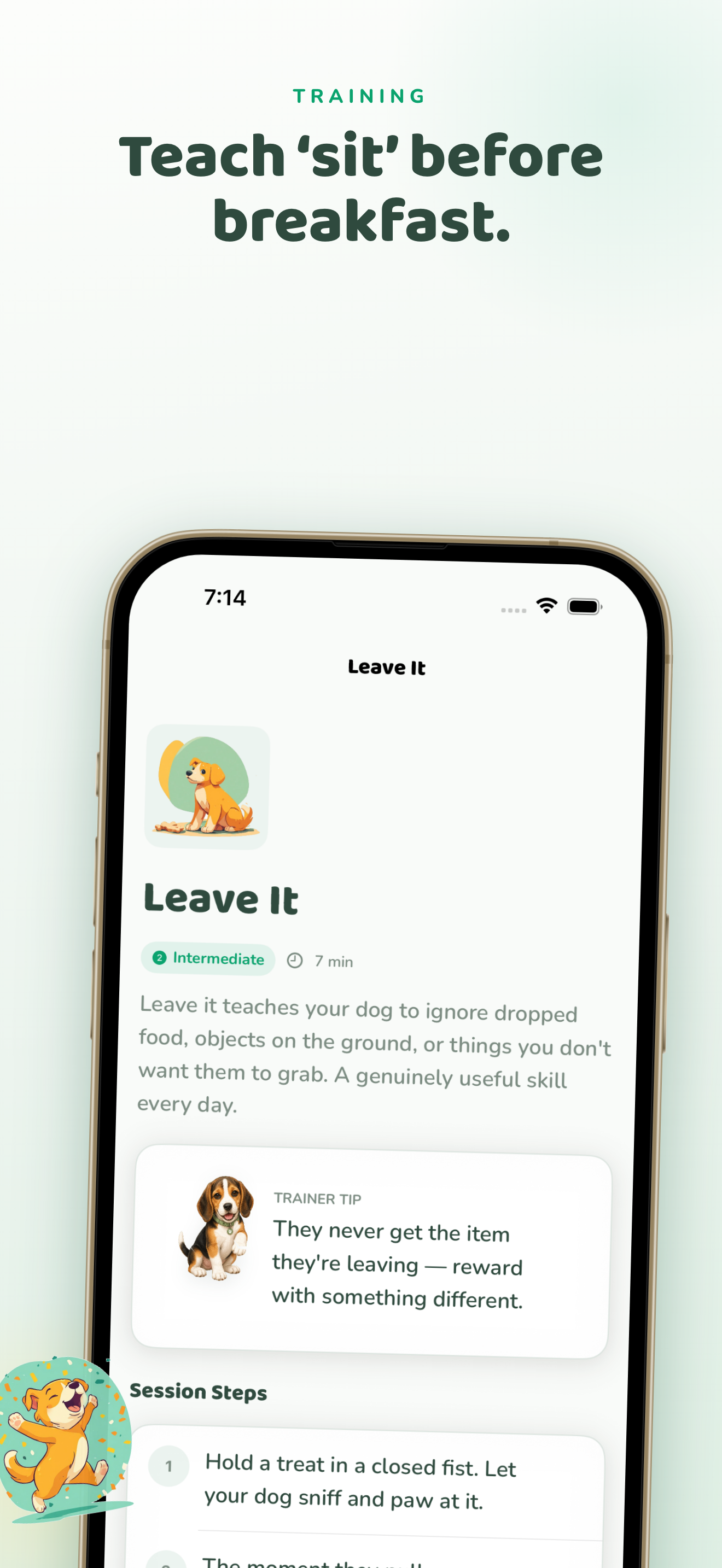 PetPact — Step-by-step training